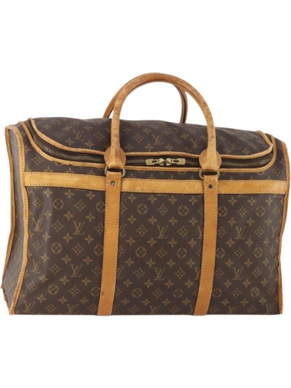 LOUIS VUITTON Monogram Sac Chasseur 55 Boston Bag M41922